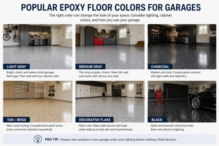 How to Choose an Epoxy Floor Color for Your Garage